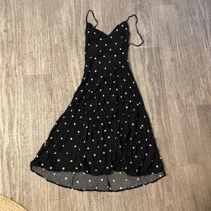 Sezane Polka Dot Midi Dress